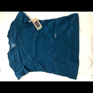 Cherokee Caribbean Blue Scrub Set